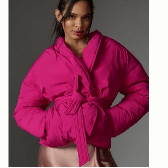 Anthropologie Jackets & Blazers - NWT Anthropologie Maeve Crop Cocoon Puffer Jacket size L